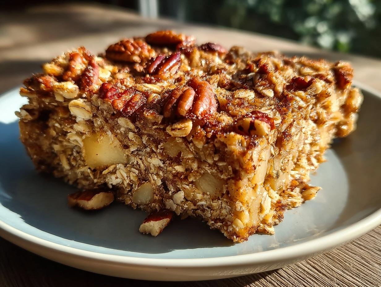 Apple Pie Baked Oats: 2 Amazing Bites - Apple Pie Baked Oats - additional detail