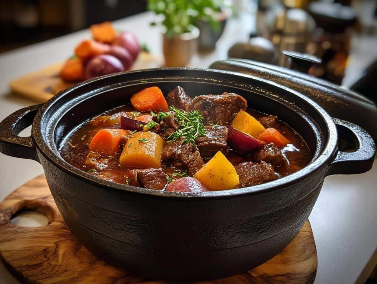 Cauldron Beef Stew Dinner: 2 hours to amazing - Cauldron Beef Stew Dinner - additional detail