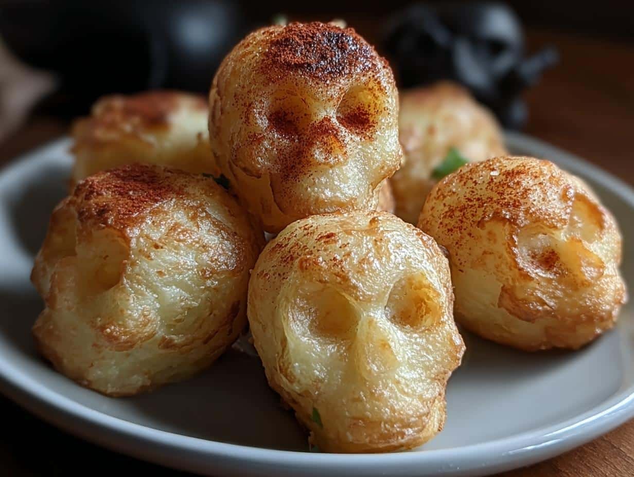 Gothic Halloween Party Food: Skull Bites - Gothic Halloween Party Food - additional detail