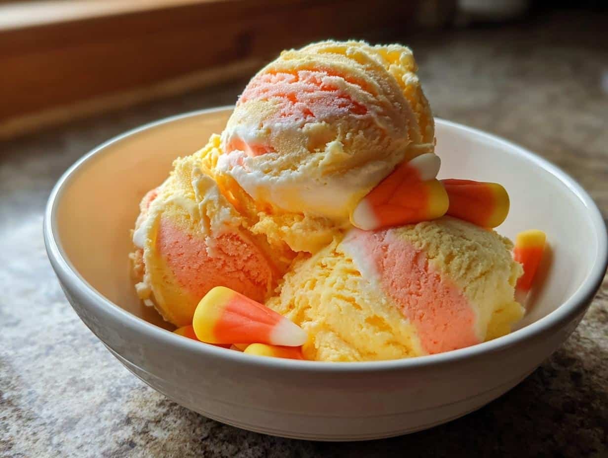 Halloween Candy Corn Ice: 1 Easy Trick - Halloween Candy Corn Ice - additional detail