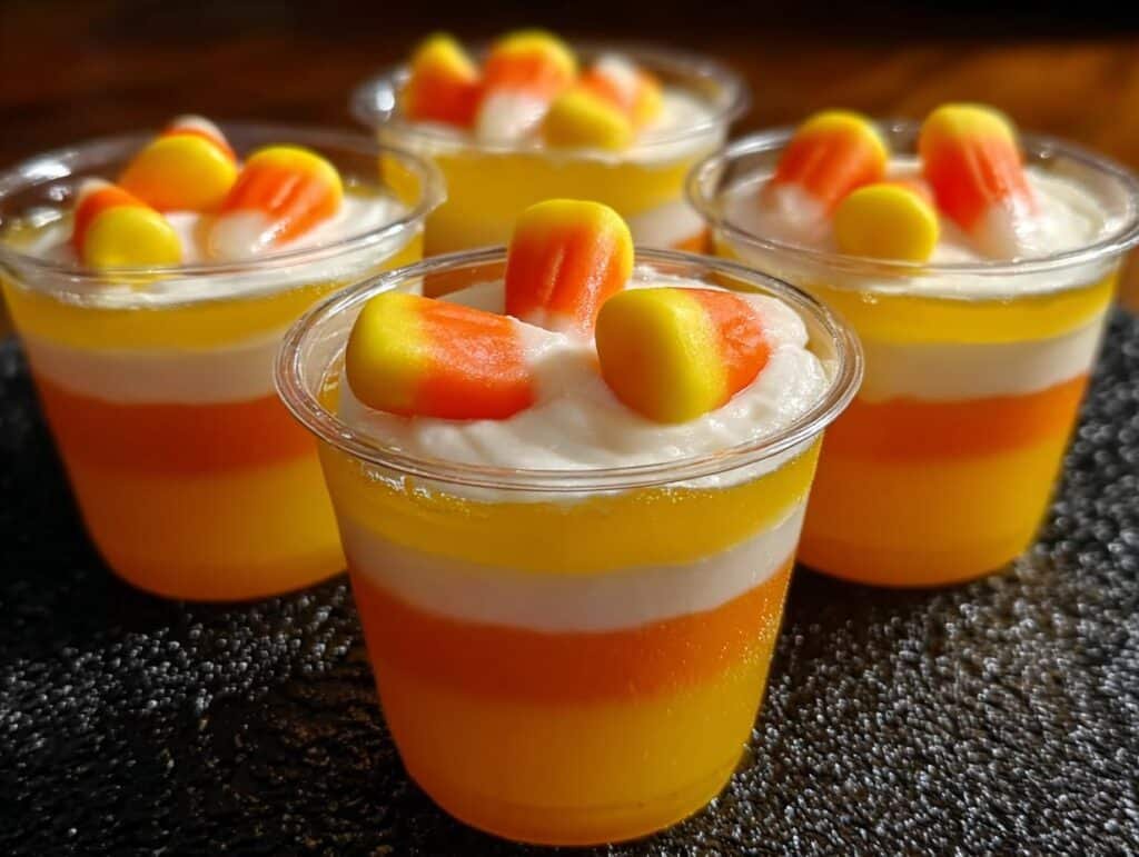 Halloween Candy Corn Jello