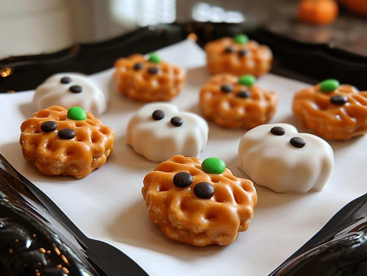 Mini Pretzel Pumpkins: 10 Min Delight - Mini Pretzel Pumpkins - main visual representation