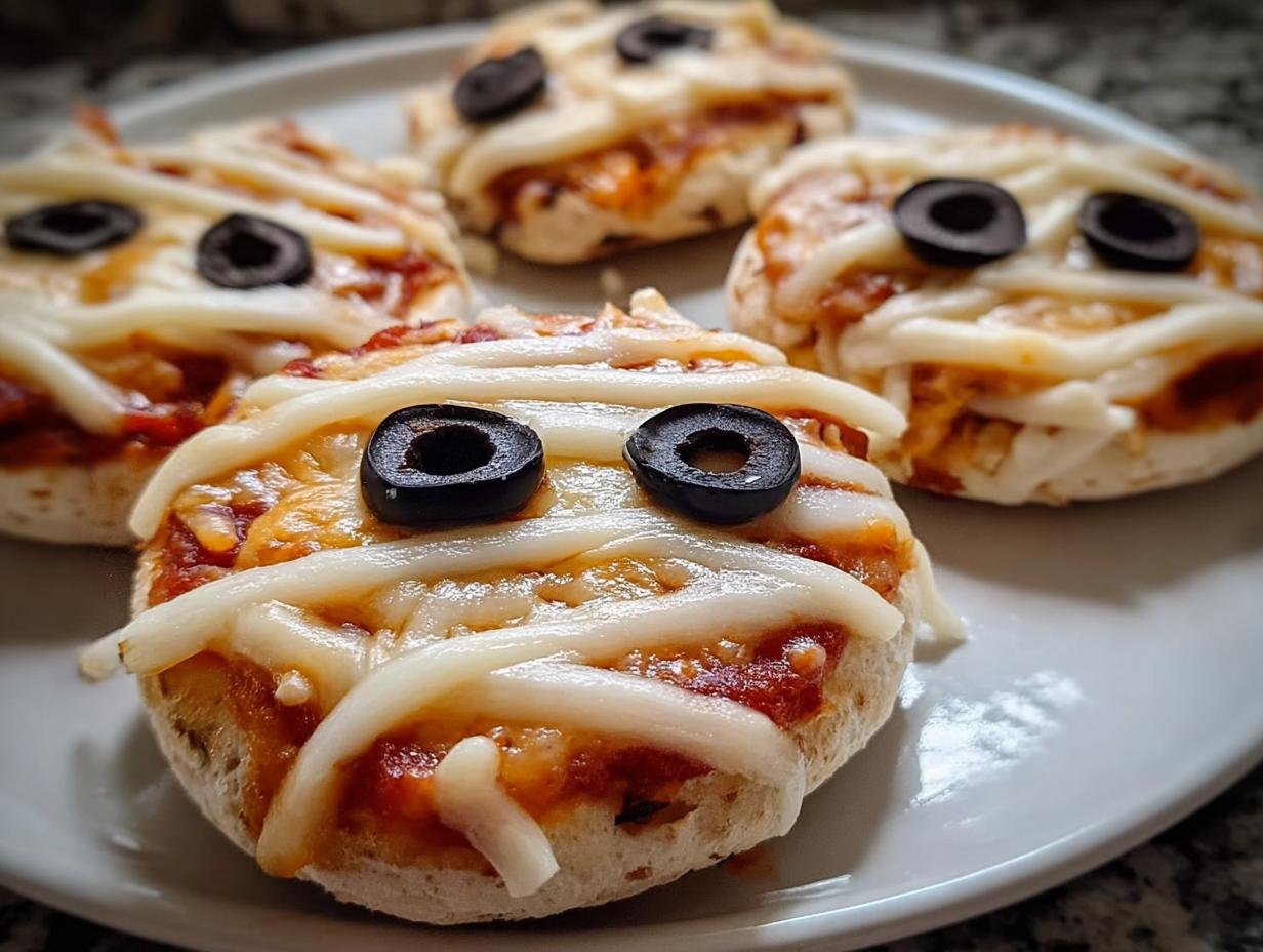 Mummy Mini Pizzas