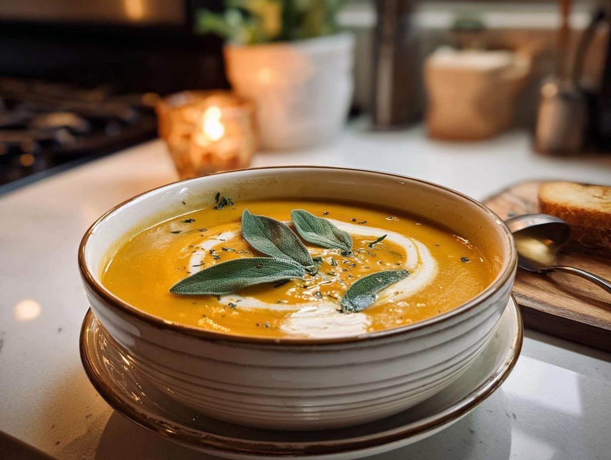 Pumpkin Sage Soup Dinner: Cozy 1-Hour Recipe - Pumpkin Sage Soup Dinner - additional detail