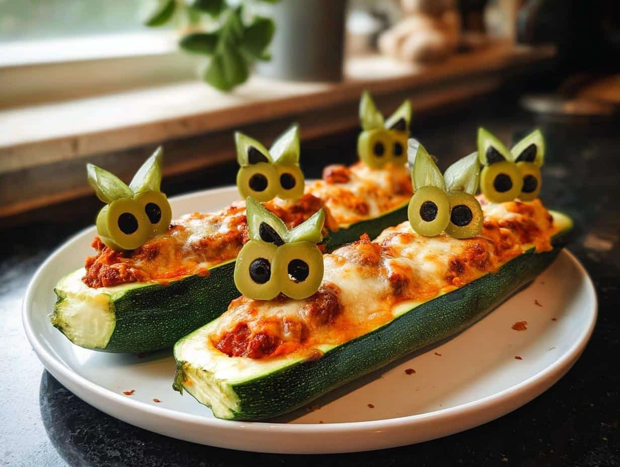 Spooky Stuffed Zucchini Dinner: 4 Delicious Ways - Spooky Stuffed Zucchini Dinner - additional detail