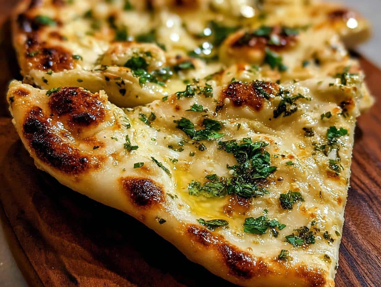 Artisan Garlic Naan: Amazing 20-Min Treat 2 Artisan Garlic Naan: Amazing 20-Min Treat - Artisan Garlic Naan - additional detail
