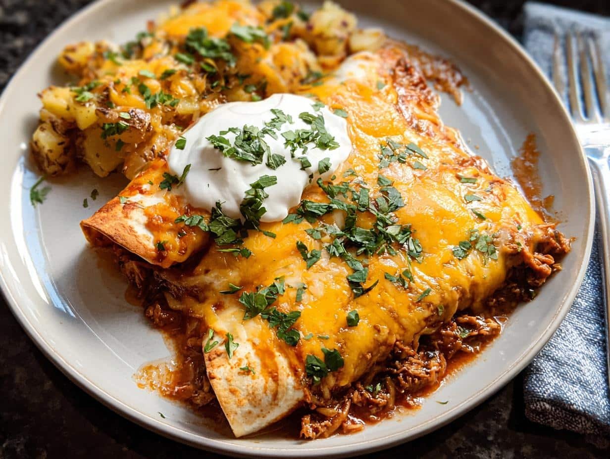 Breakfast Enchiladas Potatoes