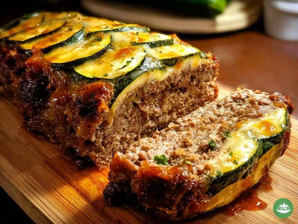 Cheddar Parmesan Zucchini Meatloaf