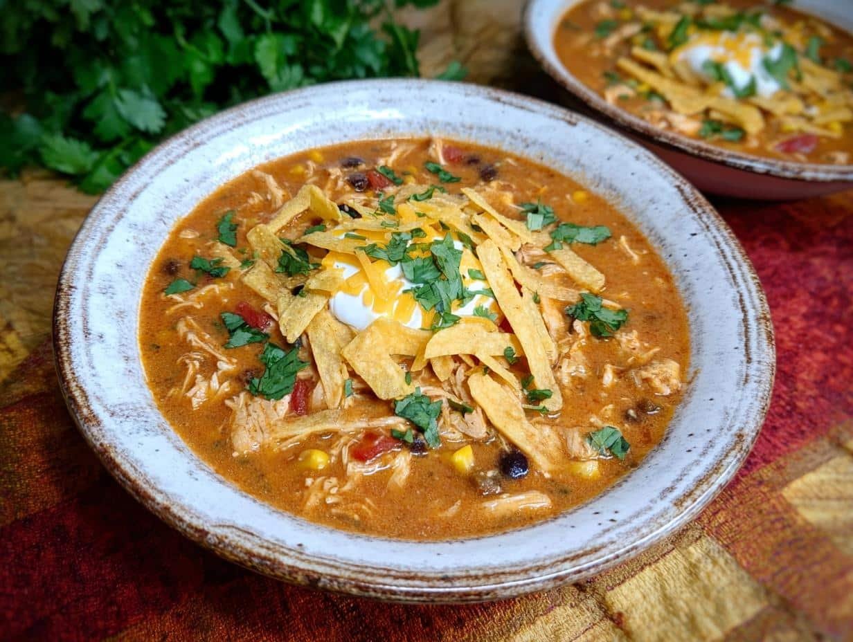 Chicken Taco Soup Delight: 1 Hour Flavor - Chicken Taco Soup - additional detail