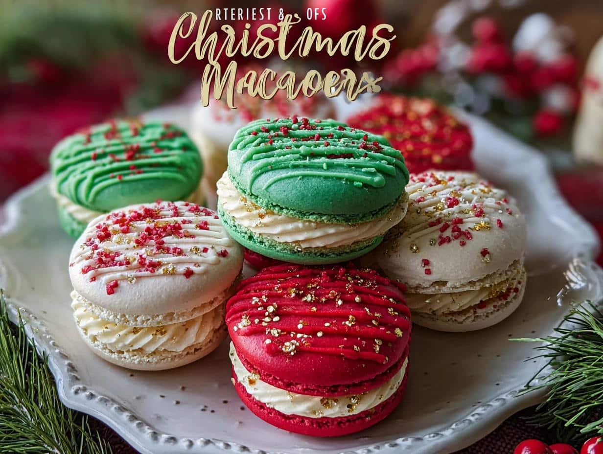 Christmas Macarons: 12 Amazingly Festive Bites - Christmas Macarons - additional detail