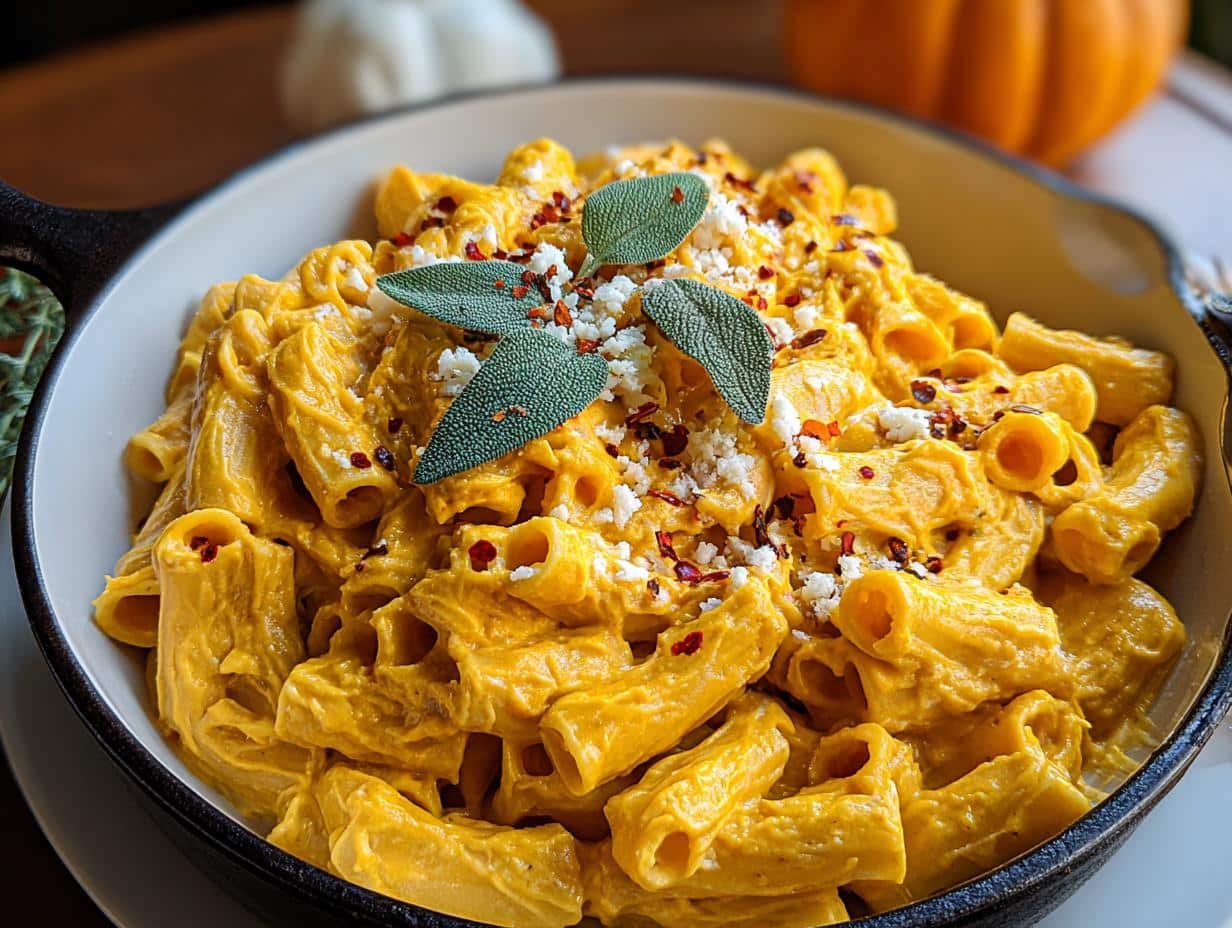 Amazing Creamy Pumpkin Pasta: 5 Stars Flavor - Creamy Pumpkin Pasta - main visual representation