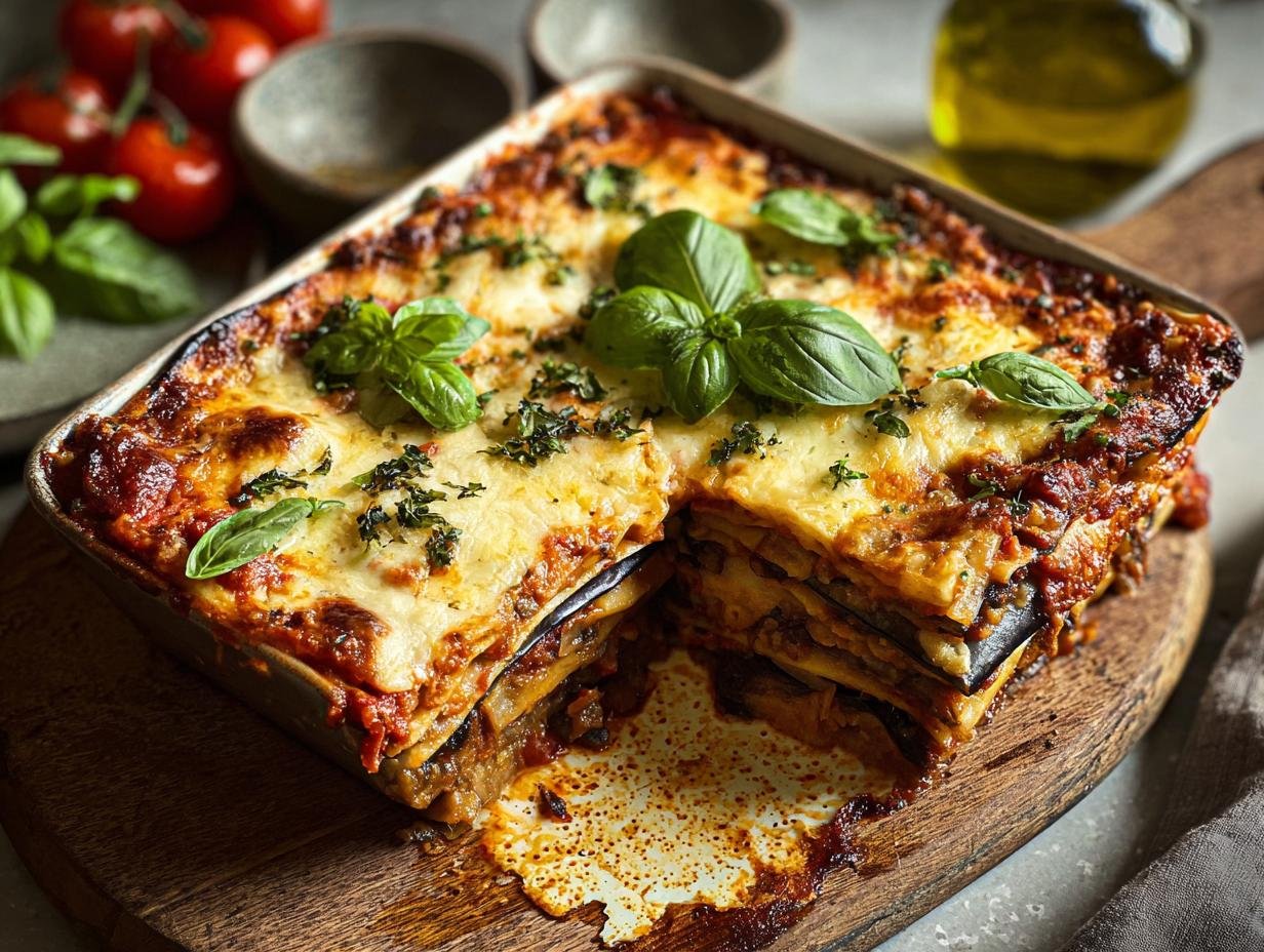 Amazing Eggplant Lasagna Recipe You'll Love - Eggplant Lasagna - additional detail
