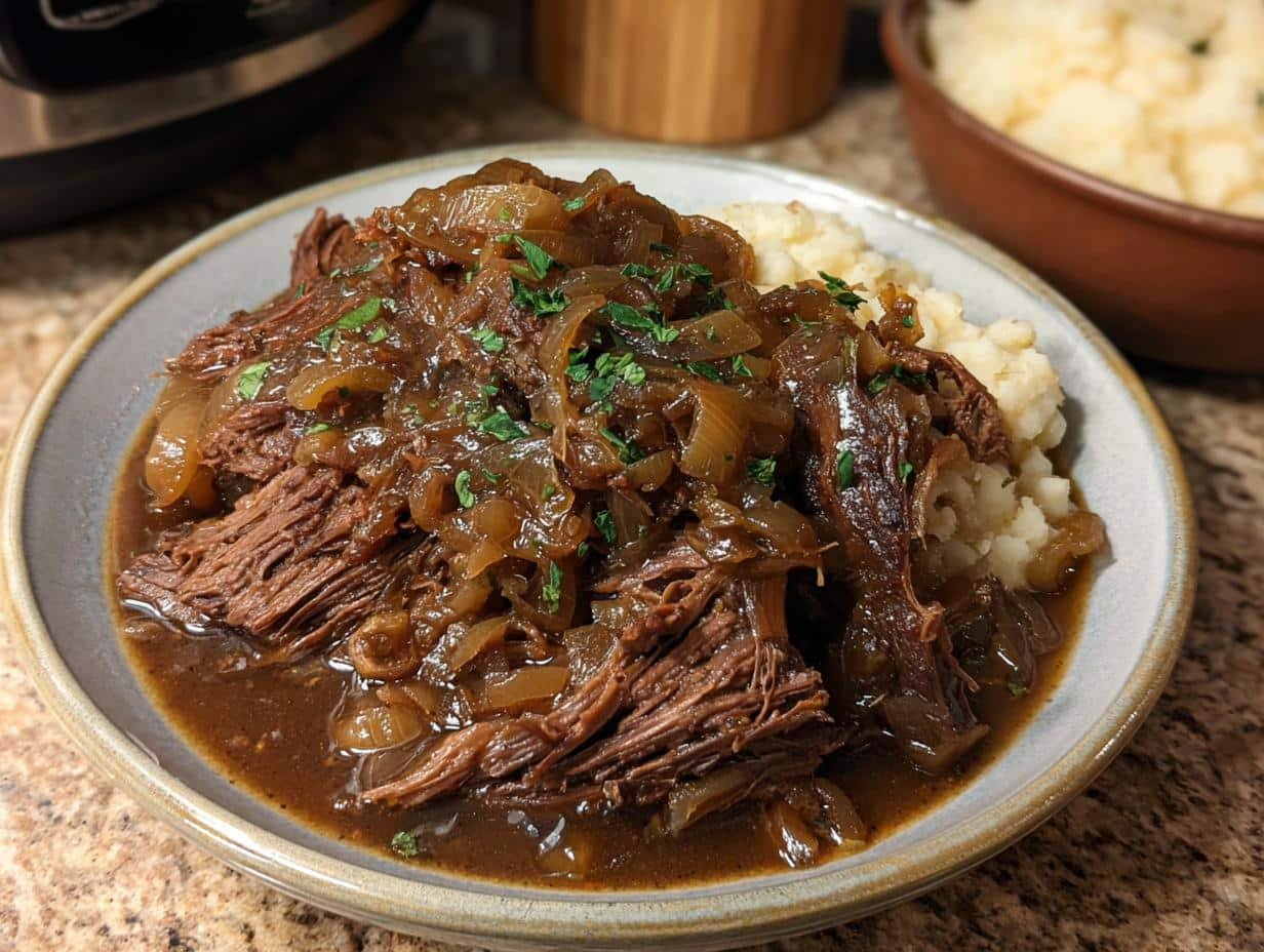French Onion Pot Roast: Amazing 60-Min Meal - French Onion Pot Roast - main visual representation