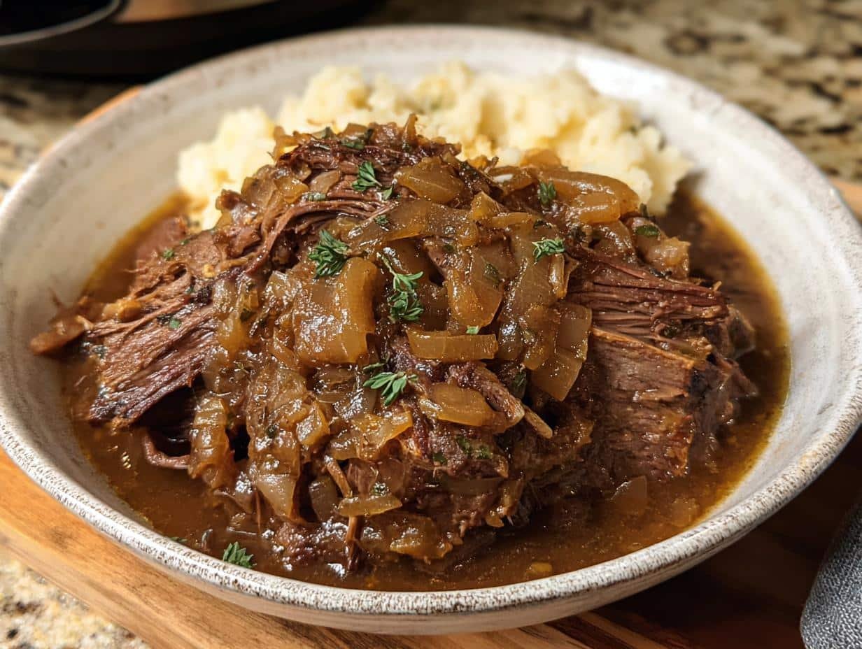 French Onion Pot Roast: Amazing 60-Min Meal - French Onion Pot Roast - additional detail
