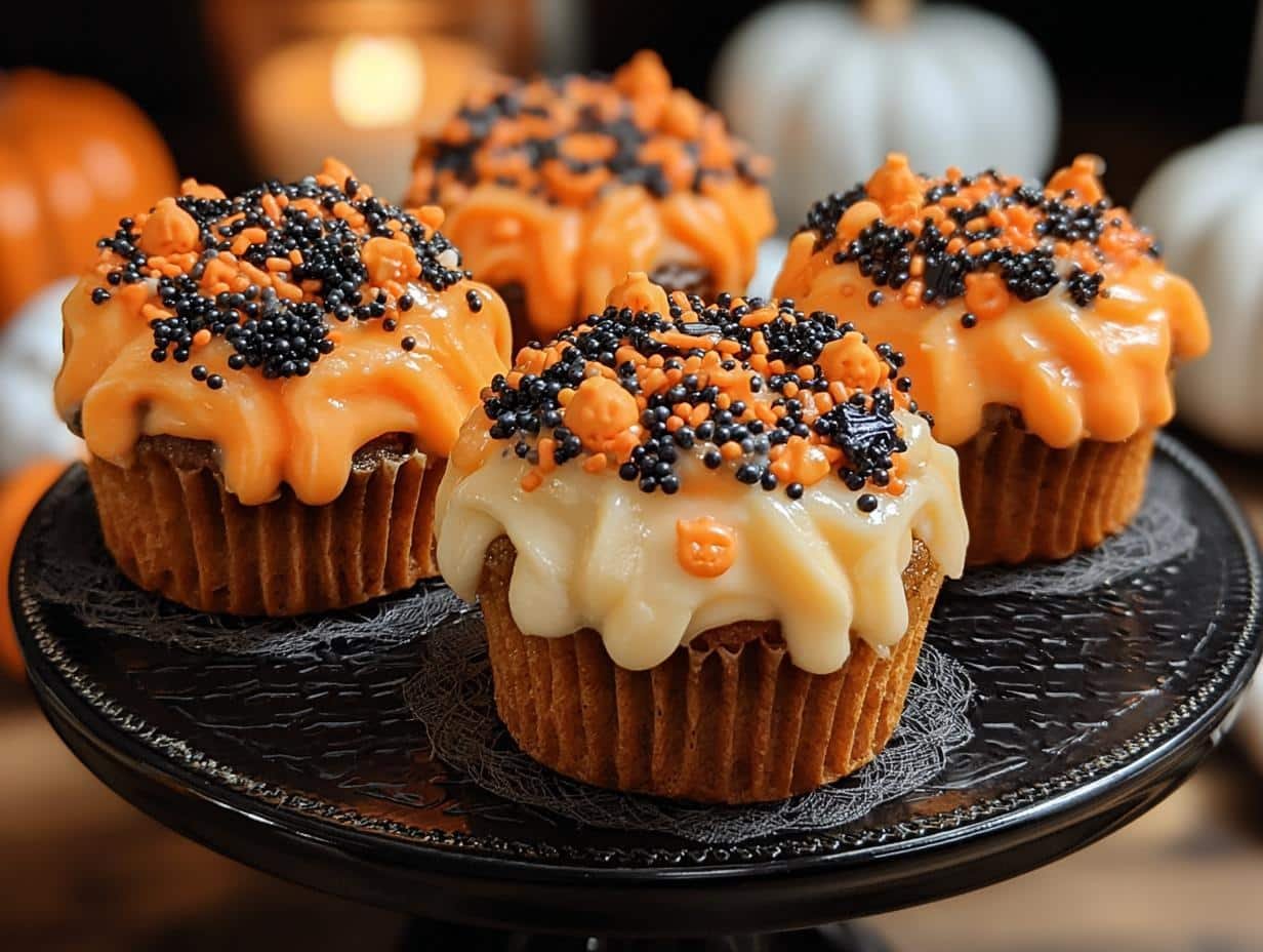 Funfetti Halloween Mini Cakes: 20% Easier - Funfetti Halloween Mini Cakes - main visual representation