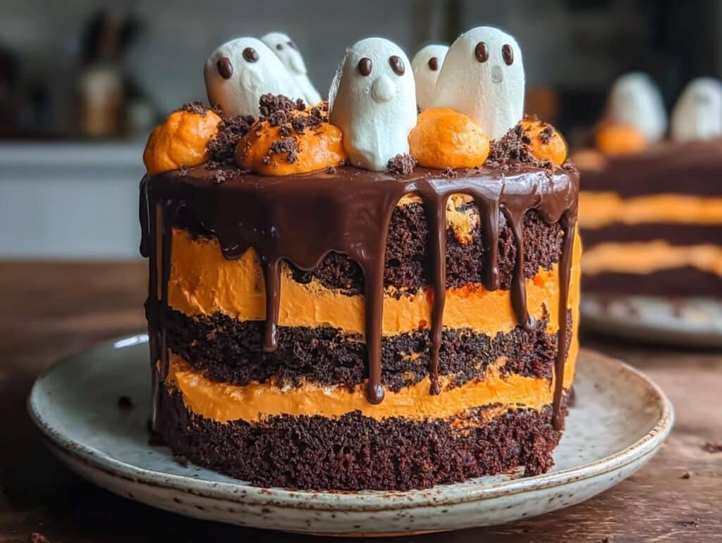 Halloween Chocolate Orange Layer
