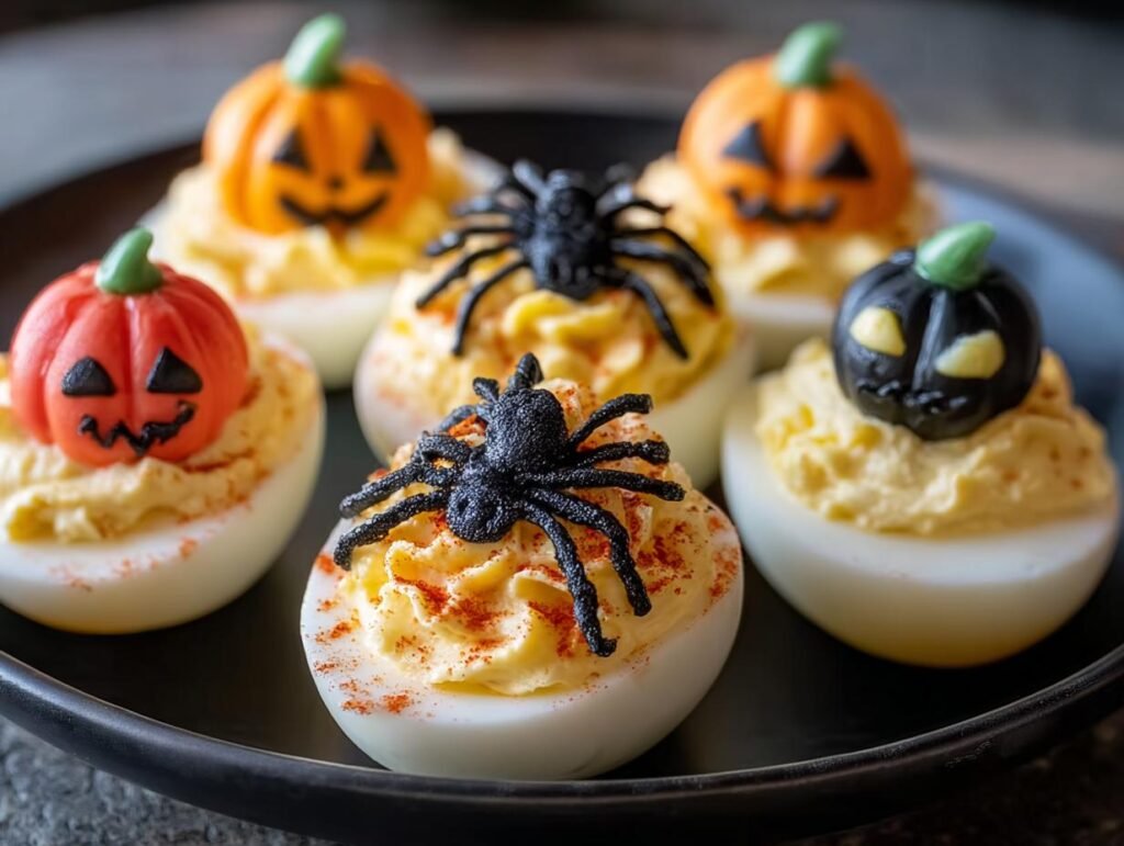Halloween Deviled Eggs