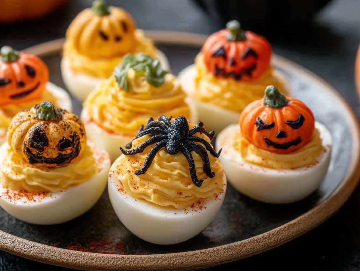 Halloween Deviled Eggs: Spooky & Delicious Treats - Halloween Deviled Eggs - additional detail