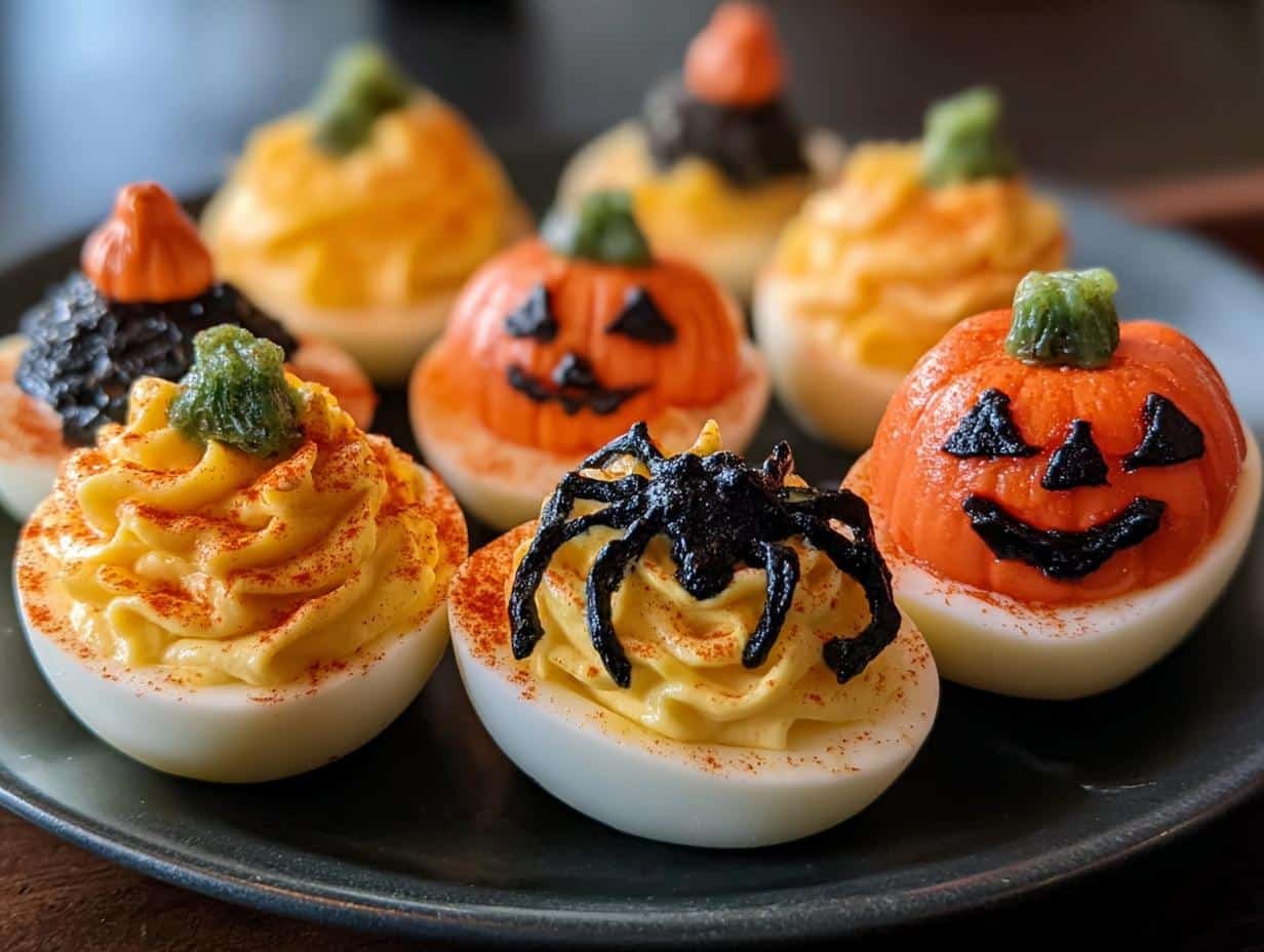 Halloween Deviled Eggs: Spooky & Delicious Treats - Halloween Deviled Eggs - additional detail