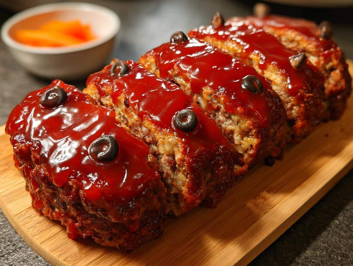 Spooky Halloween Ground Beef Rat Meatloaves Recipe - Halloween Ground Beef - additional detail