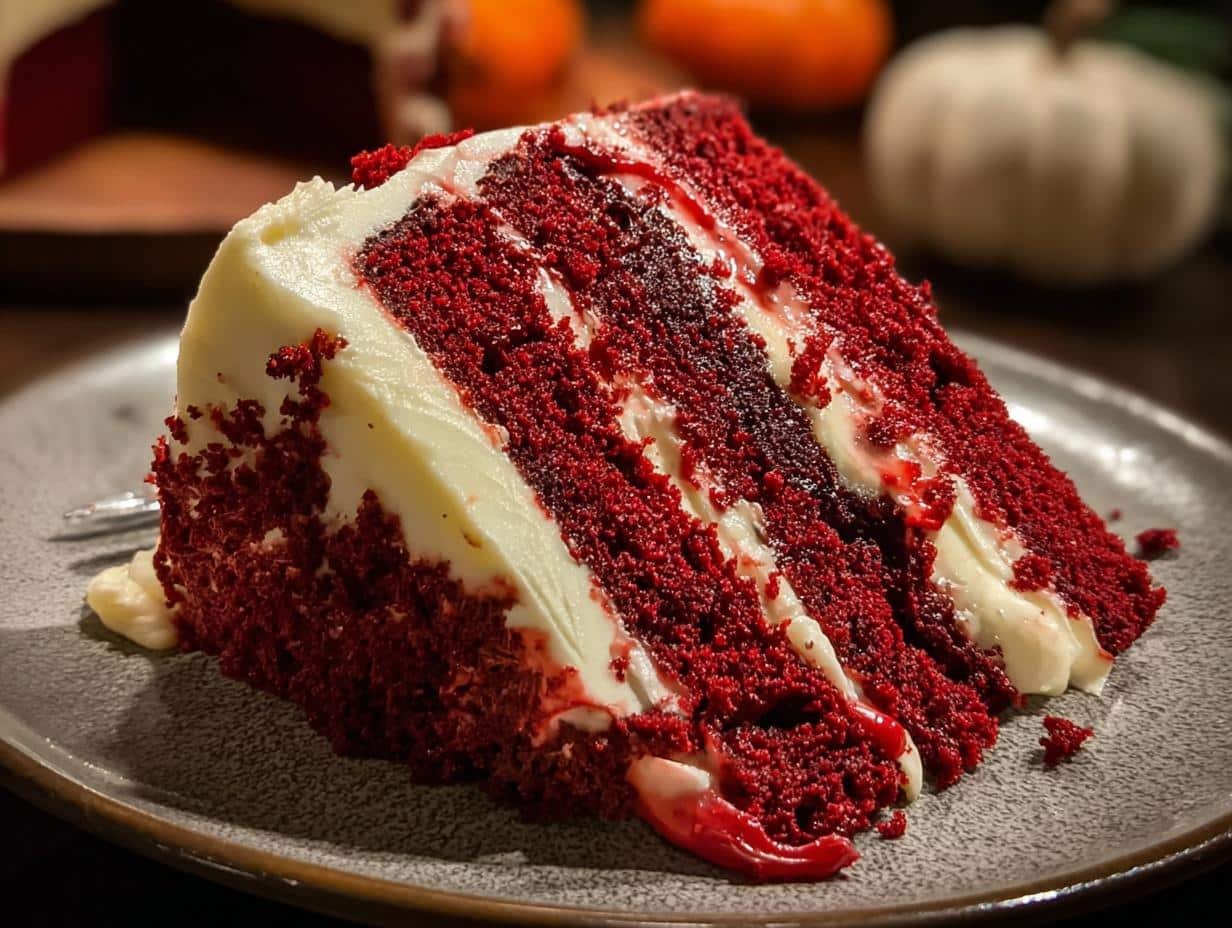 Halloween Red Velvet Cake