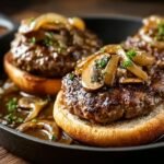 Hamburger Steaks Onion Mushroom
