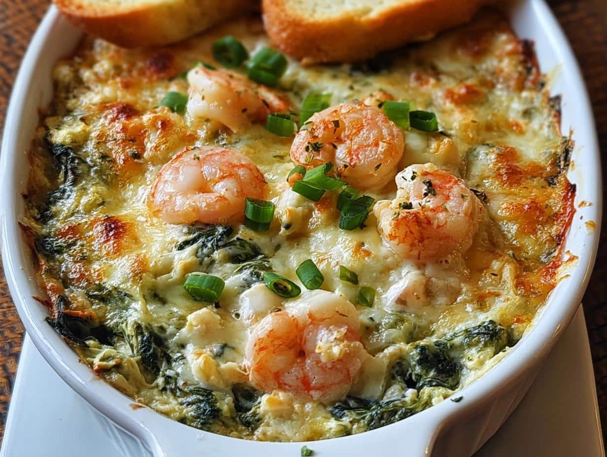 Irresistible Shrimp Crab Spinach