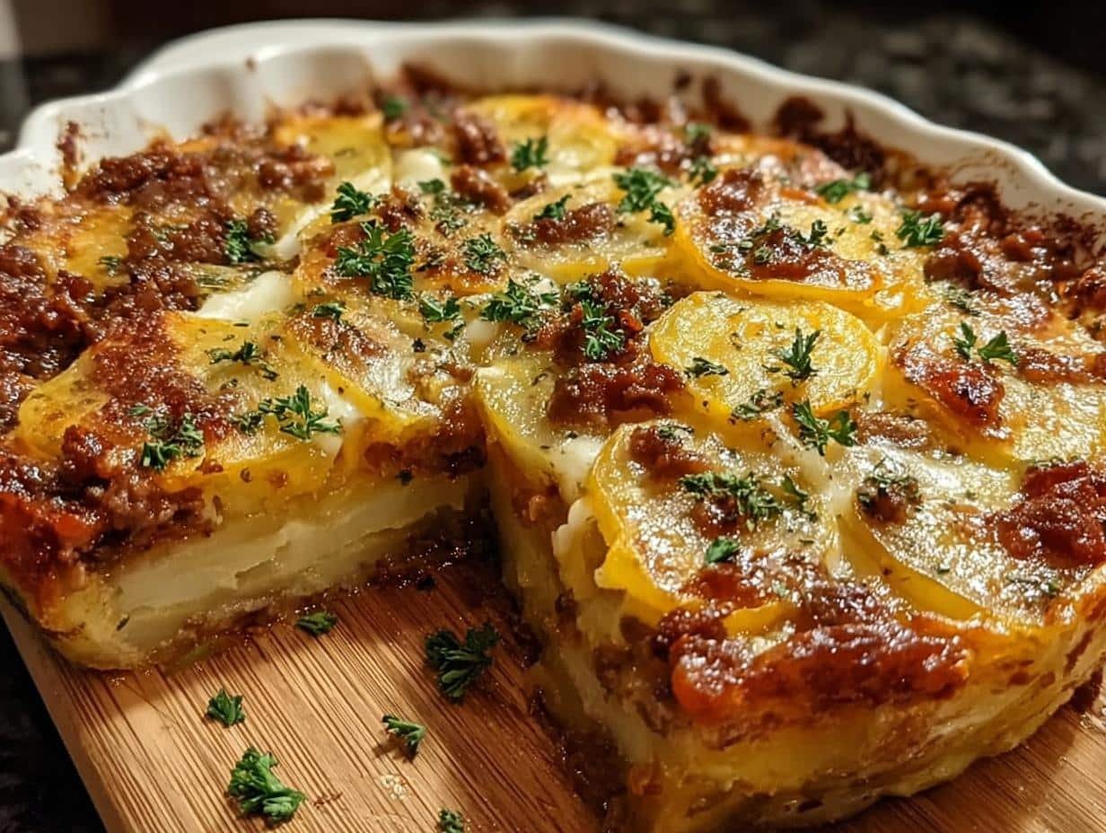 Amazing Meat Potato Casserole in 1 Hour - Meat Potato Casserole - main visual representation