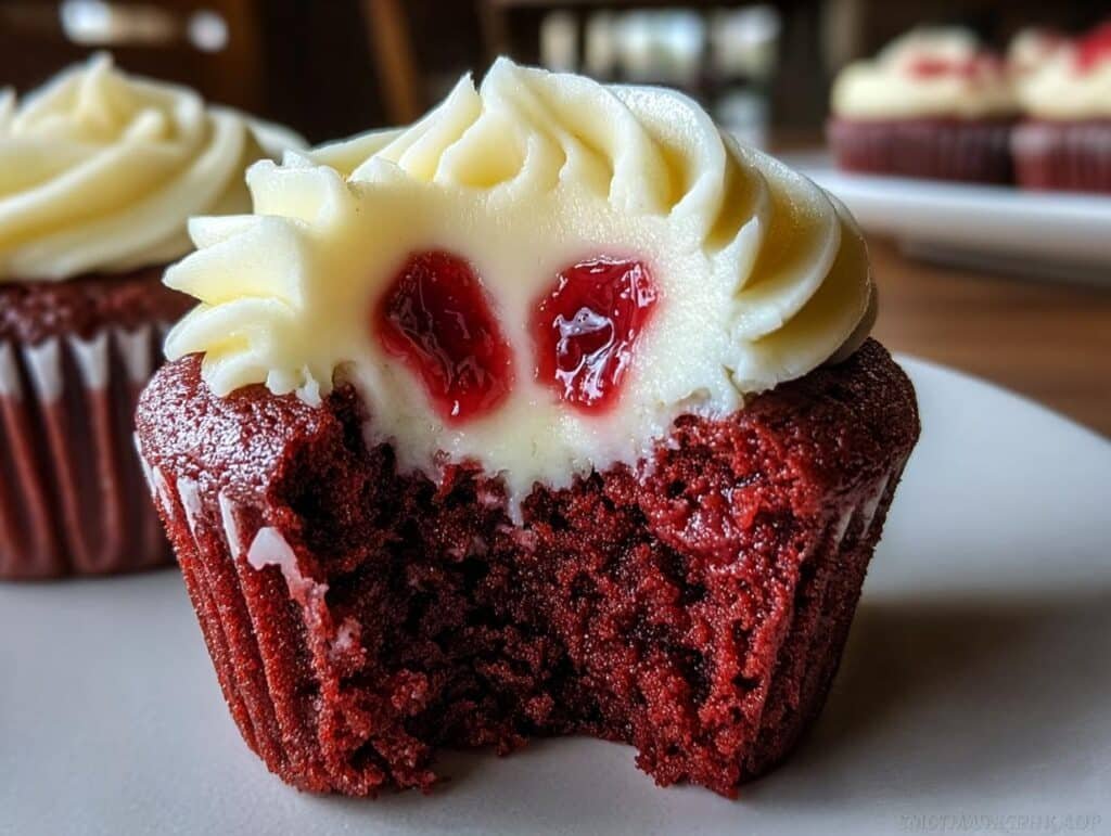 Red Velvet Vampire Cupcakes