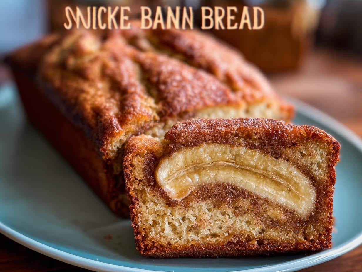 Snickerdoodle Banana Bread: 1 Moist Loaf - Snickerdoodle Banana Bread - additional detail