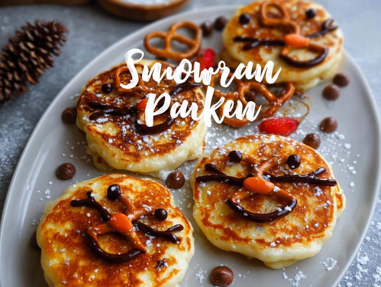 Snowman Pancakes: Delightful 10-Min Magic - Snowman Pancakes - additional detail