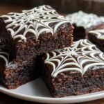 Spiderweb Brownies