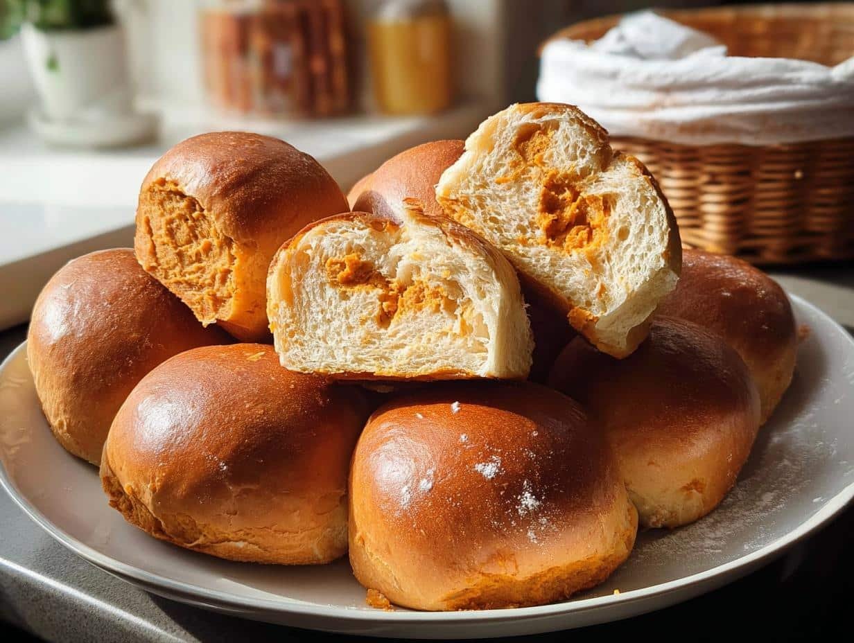 Sweet Potato Dinner Rolls