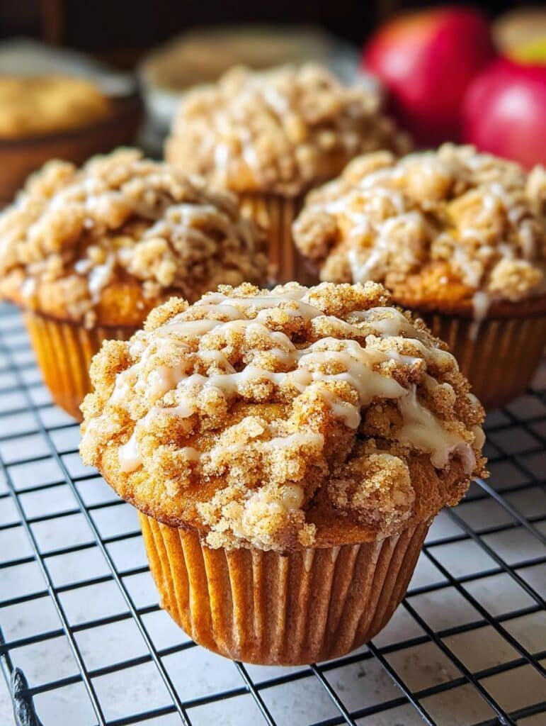 Apple Butter Streusel Muffins