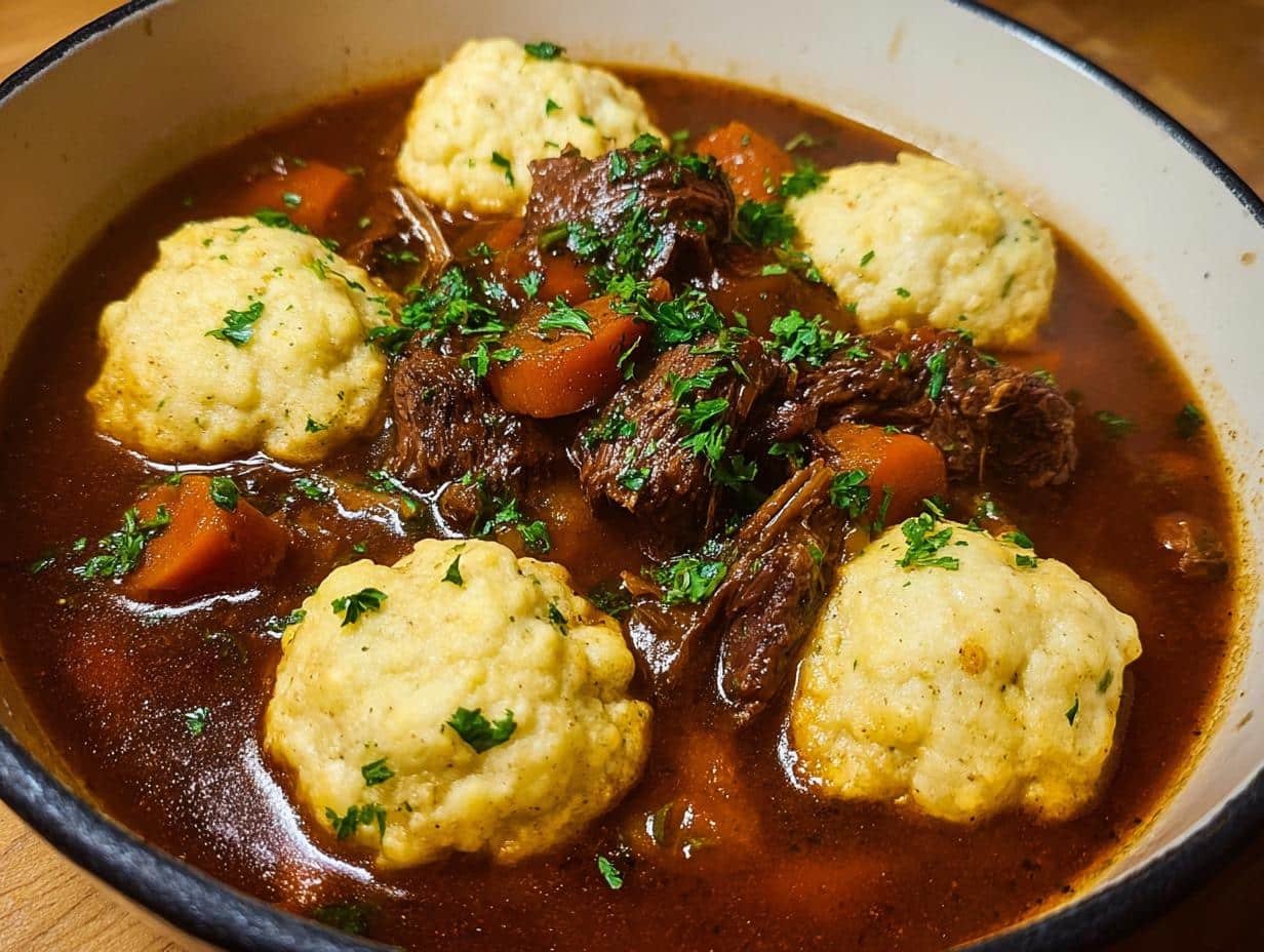 Beef Stew Dumplings