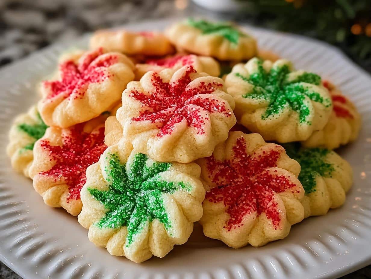 Buttery Spritz Cookies: 1 Amazing Melt-in-Mouth Recipe - Buttery Spritz Cookies - additional detail