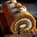 Caramel Pumpkin Cake Roll