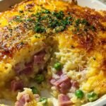 Cheesy Ham Pea Comfort