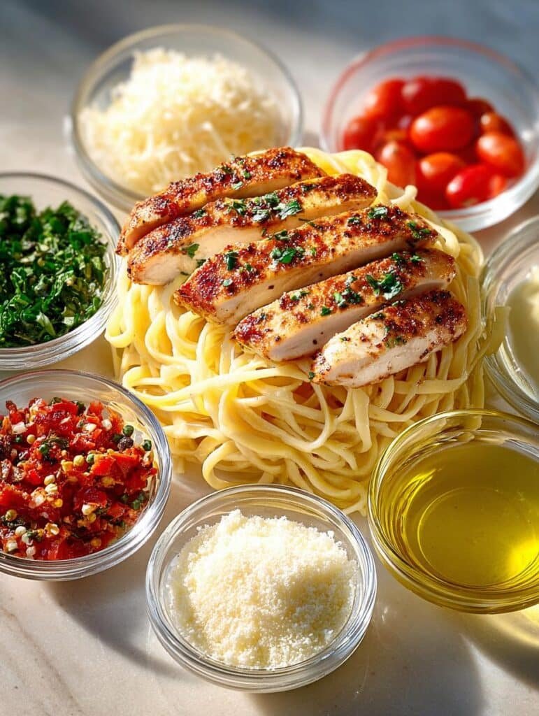 Chicken Linguine Garlic Cajun