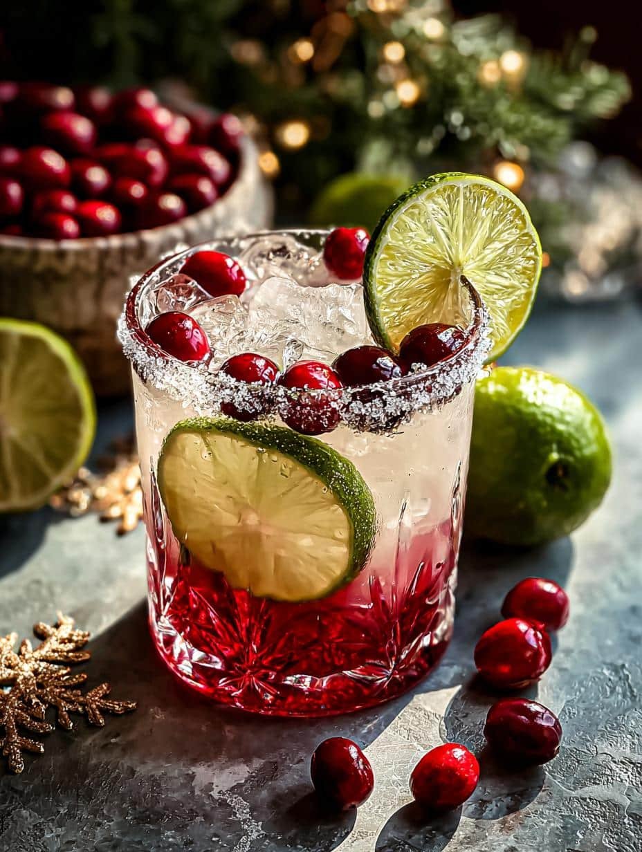 Christmas Mistletoe Margarita: Perfect Holiday Sparkle - Christmas Mistletoe Margarita - main visual representation