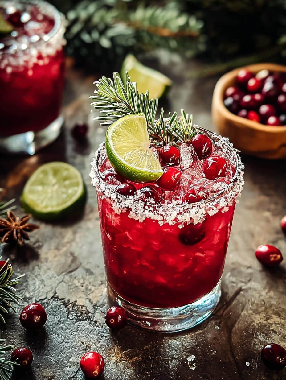 Christmas Mistletoe Margarita: Perfect Holiday Sparkle - Christmas Mistletoe Margarita - additional detail