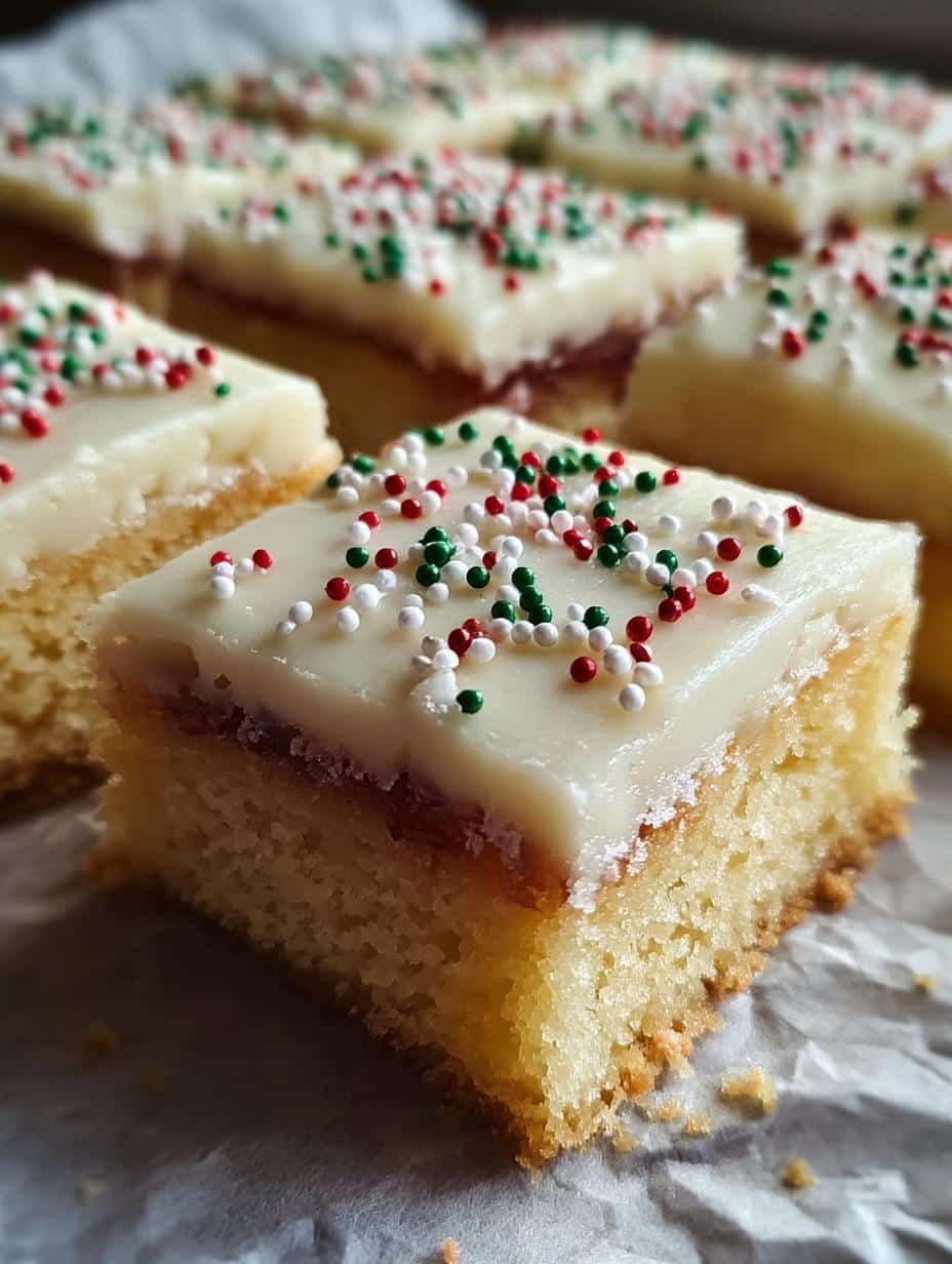 Christmas Sugar Cookie Bars