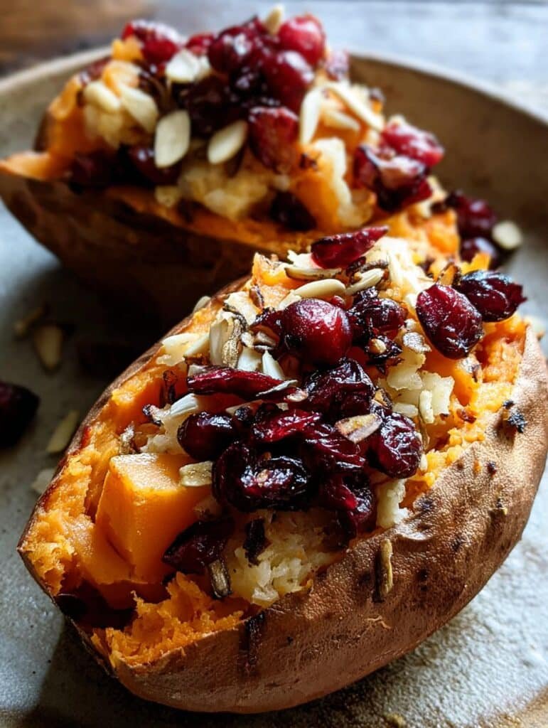 Cranberry Apple Twice Baked