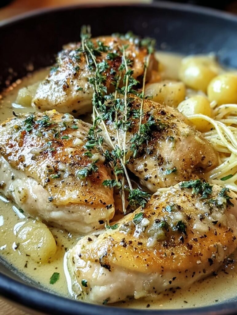Creamy Cacio Pepe Chicken