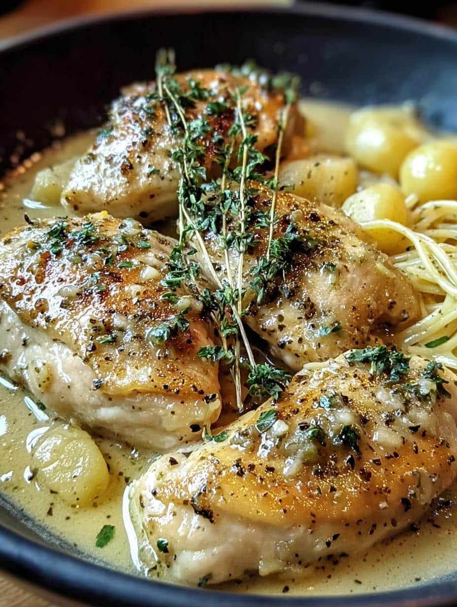 Creamy Cacio Pepe Chicken