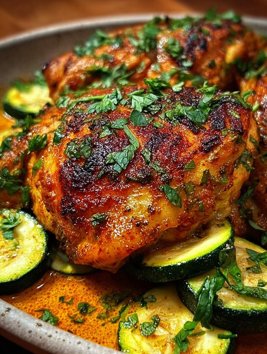 Creamy Paprika Roasted Chicken