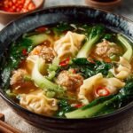 Deconstructed Wonton Soup