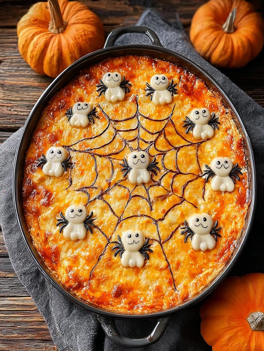 Halloween Buffalo Chicken Dip
