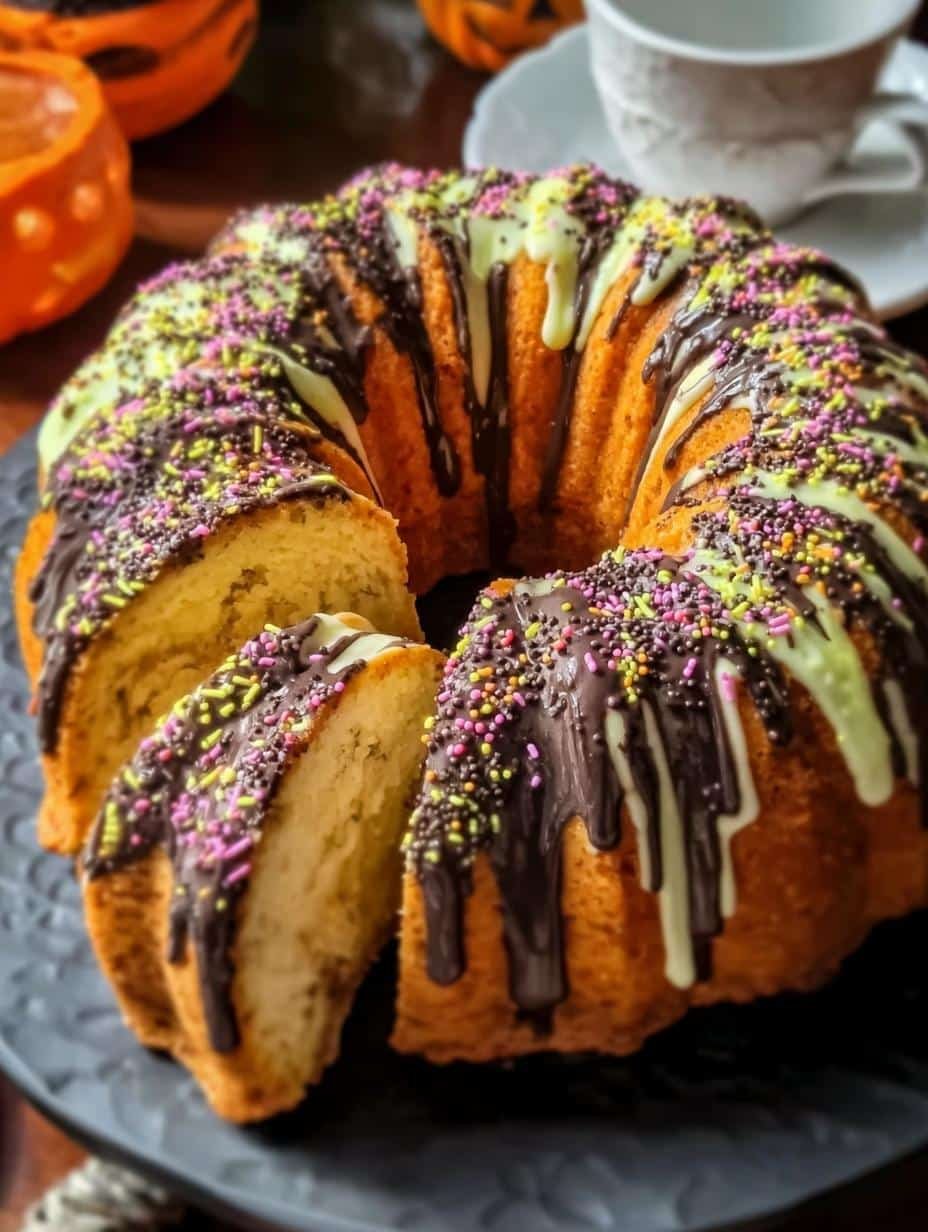 Halloween Bundt Cake: Amazing Spooky 1st Recipe - Halloween Bundt Cake - additional detail