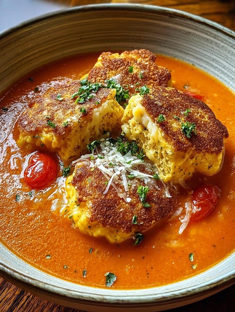 Hearty Tomato Soup Cheddar